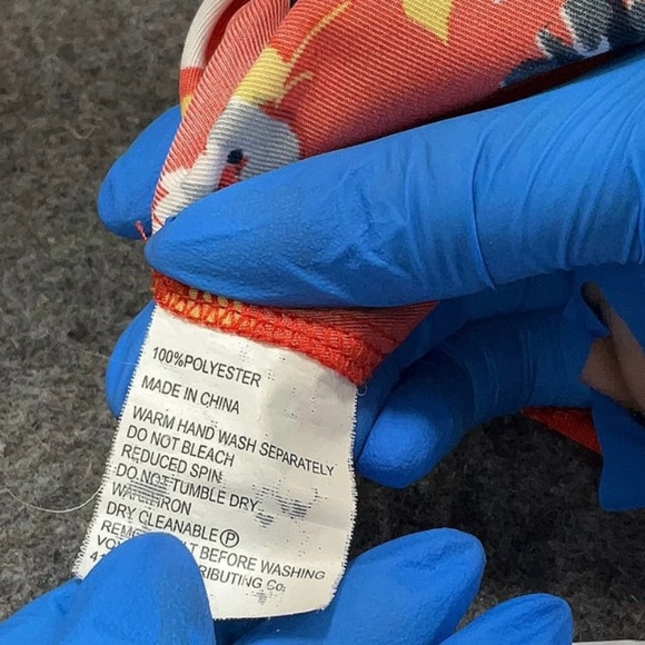 Anthropologie Hi There Karen Walker Dark Orange Floral Ruffle Collar Dress Sz 4 - Picture 4 of 4